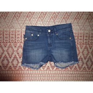 Denim shorts